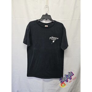 Vintage Black Animal Tropical Shirt Y2k Birds No Name Pub Big Pine Key Size L